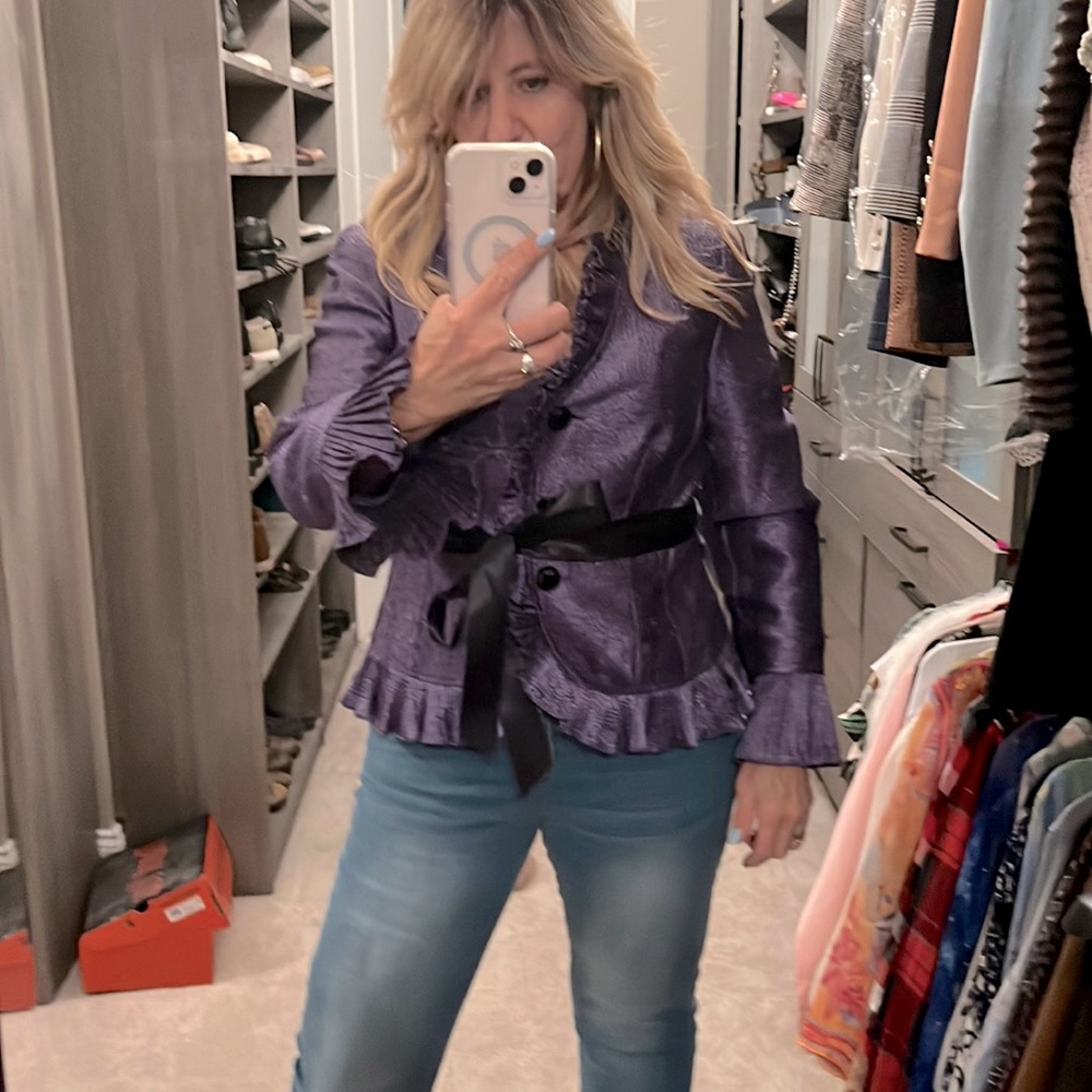 Victor Costa formal purple blazer 10